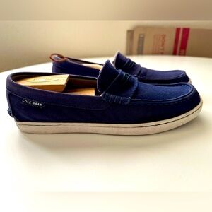 Cole Haan Blue Boat Shoes